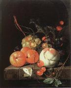 Jan Davidz de Heem still life of fruit oil painting on canvas